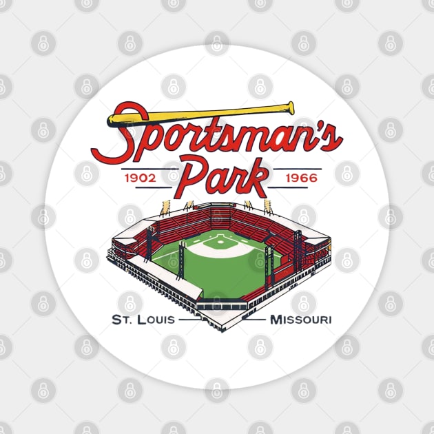 Sportsman's Park Magnet by Litehouse Tees